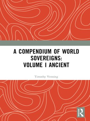 cover image of A Compendium of World Sovereigns